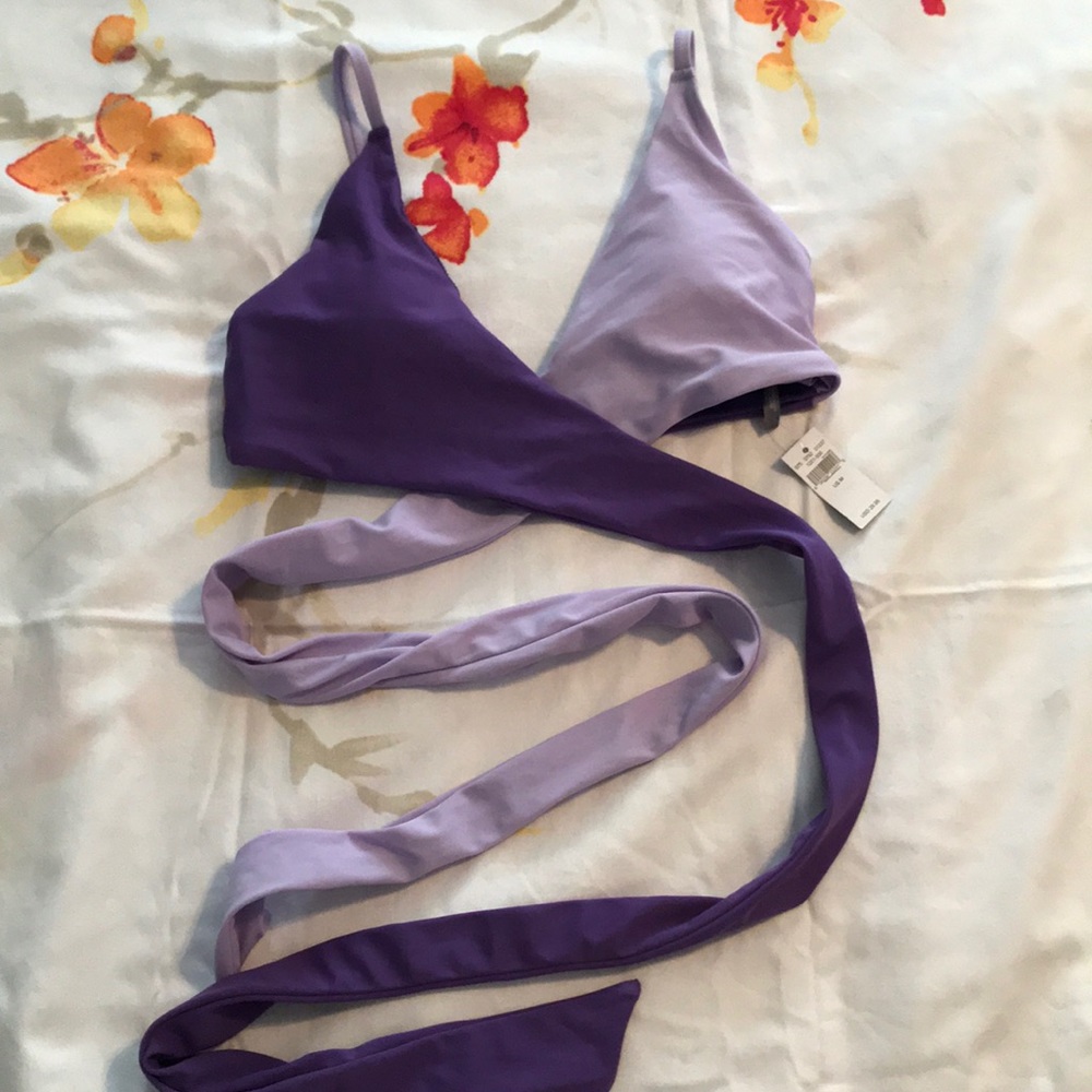 Aerie Wrap Swim top
